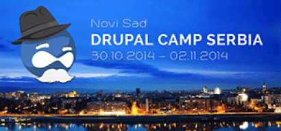 Drupal Camp 2014 with Novi Sad in the background